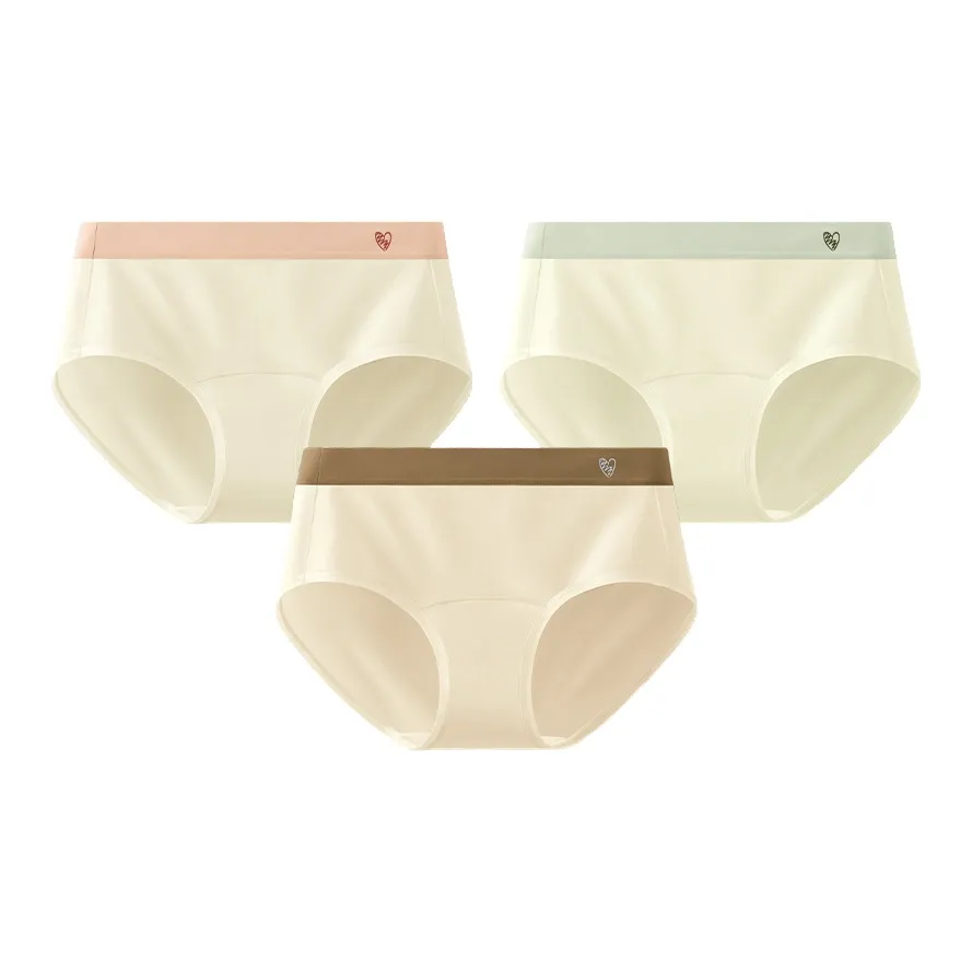 SecretWorld Нижнее белье Освежающее Мягкое Отводящее влагу Против потрескивания Брюки Женские Комбо Набор