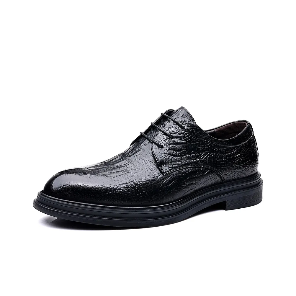 Captain illy Dress Shoes Men's Mid Top Black