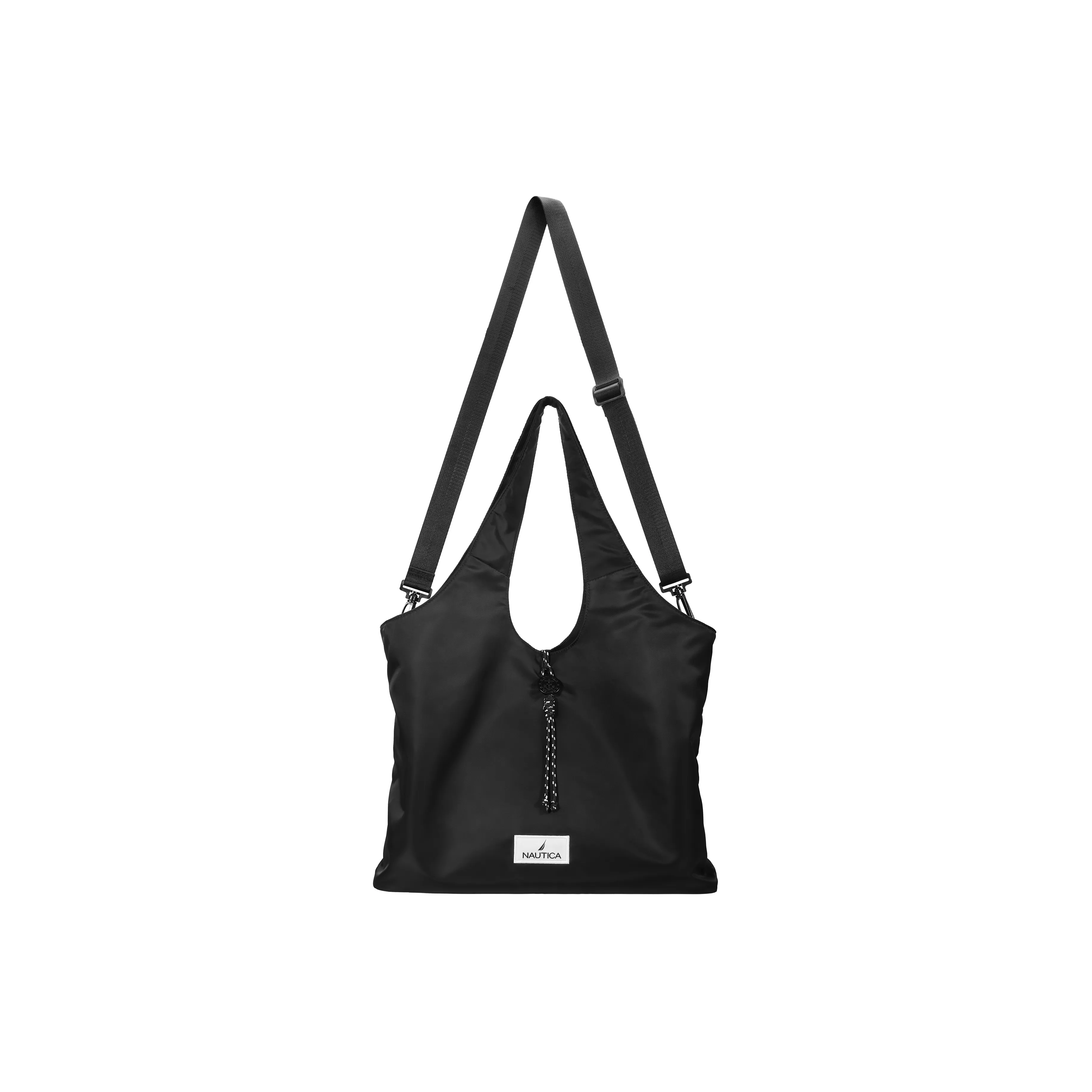 NAUTICA Нейлоновая сумка через плечо сумка-тоут унисекс черного цвета