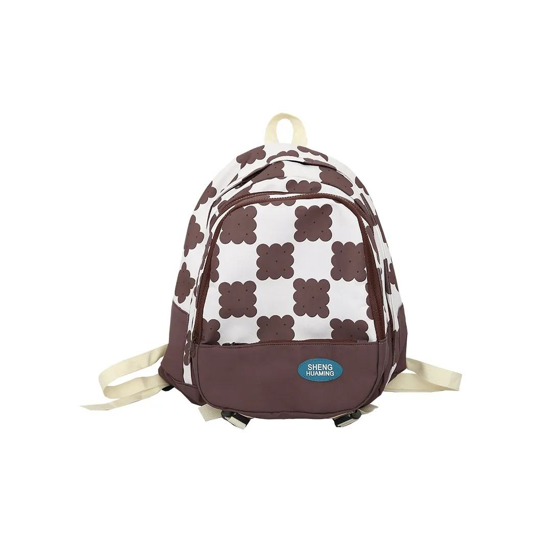 FAMAN Nylon Backpack Women's Yellow/Brown