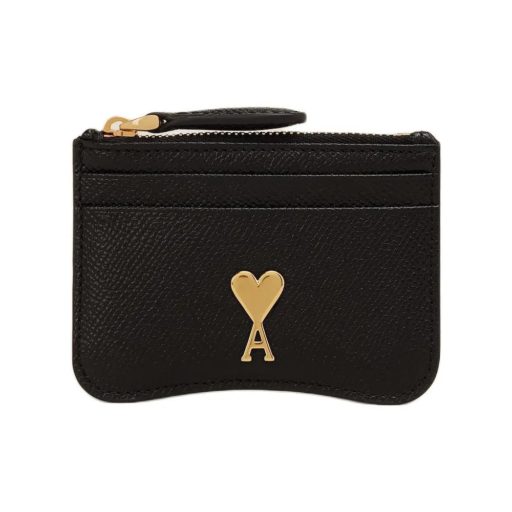 AMIPARIS Коровья кожа Держатель для карт Унисекс Черный