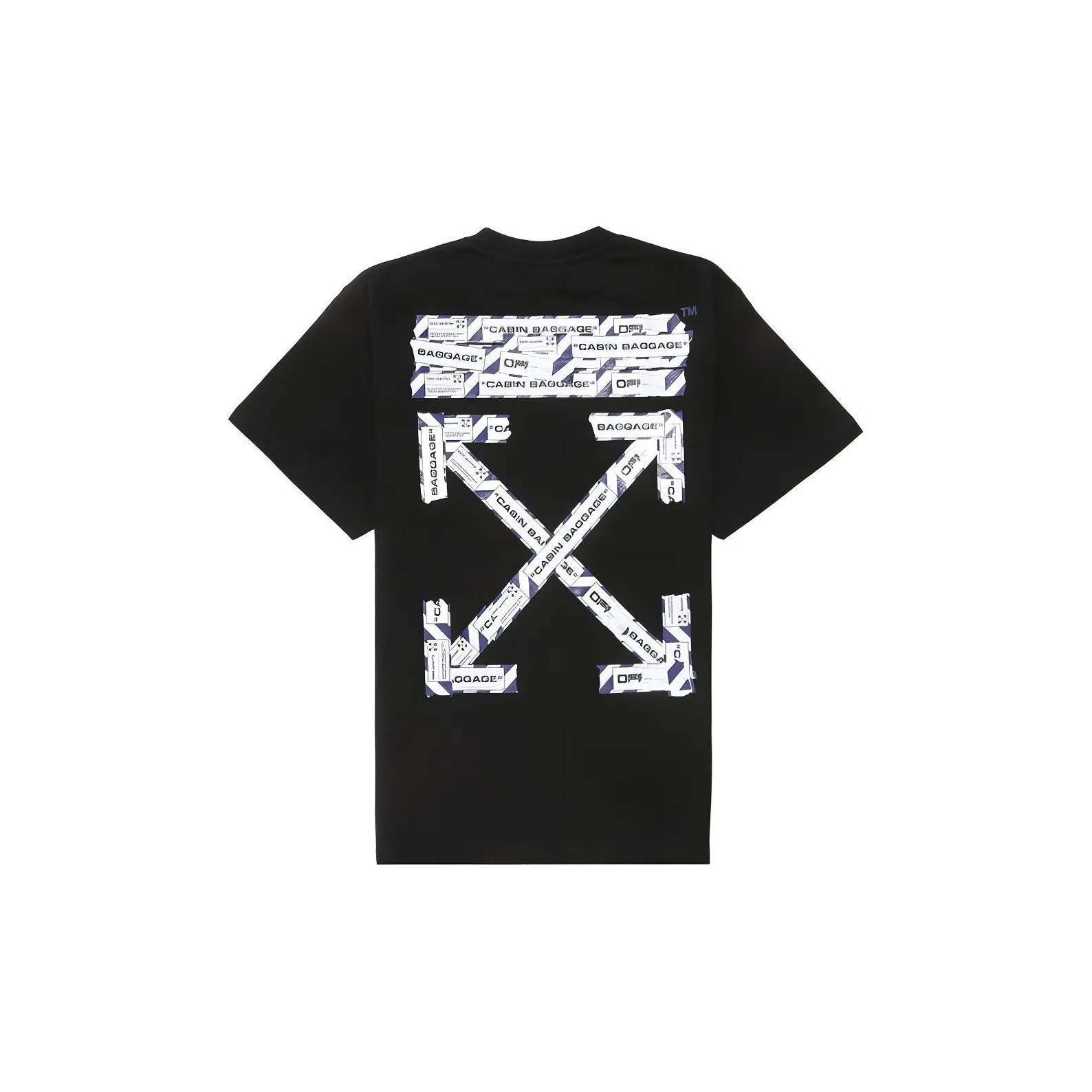 OFF WHITE Oversized Fit Airport Tape T Shirt