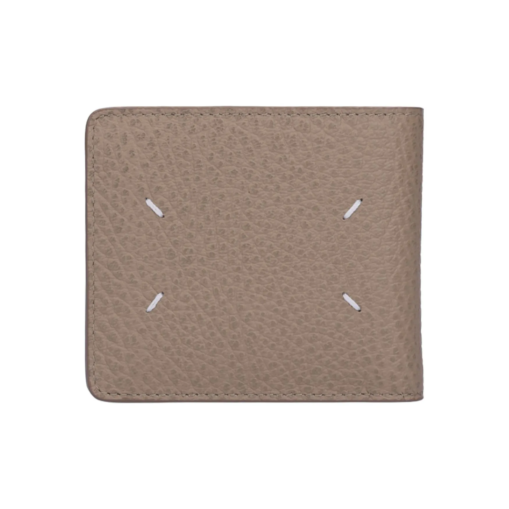 Maison Margiela Коровья кожа зернистая текстура держатель для карт кошелек мужской хаки серый