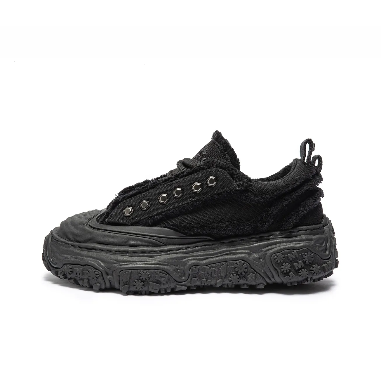 WHITE HOT Canvas Shoes Unisex Black White