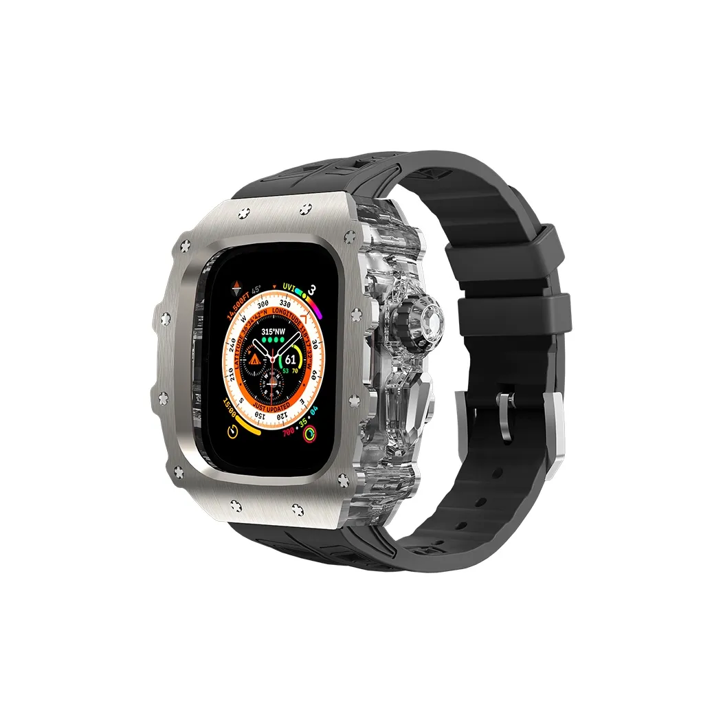 HUALIMEI Ремешок Apple Совместимость Материал из фторкаучука 228,1 мм~273 мм