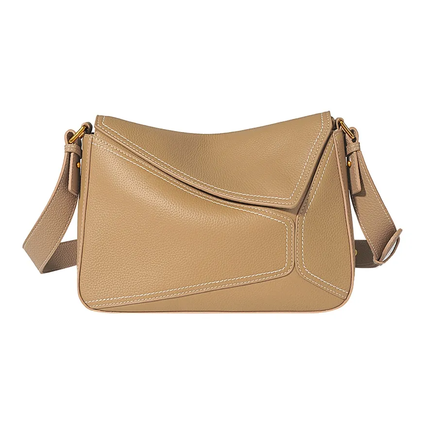 NIUMJ Сумка через плечо из натуральной коровьей кожи женская дубовый серый холодный чайный коричневый янтарный миндаль горячий какао