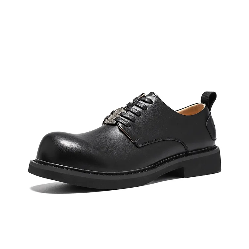 GZZ Dress Shoes Men's Low top Black