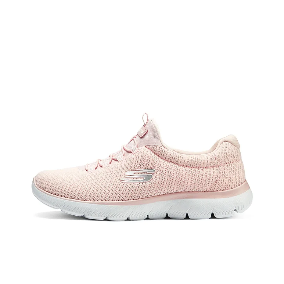 Skechers Summits Cushioning Breathable Lightweight Low-Top Casual Shoes Women's Pink