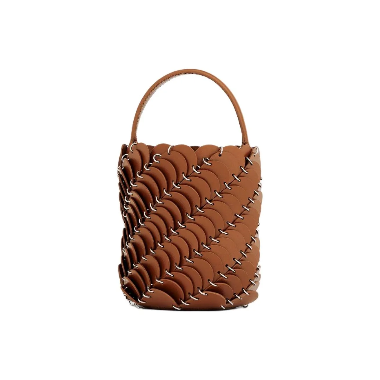 Paco Rabanne Panelled Small Bucket Bag