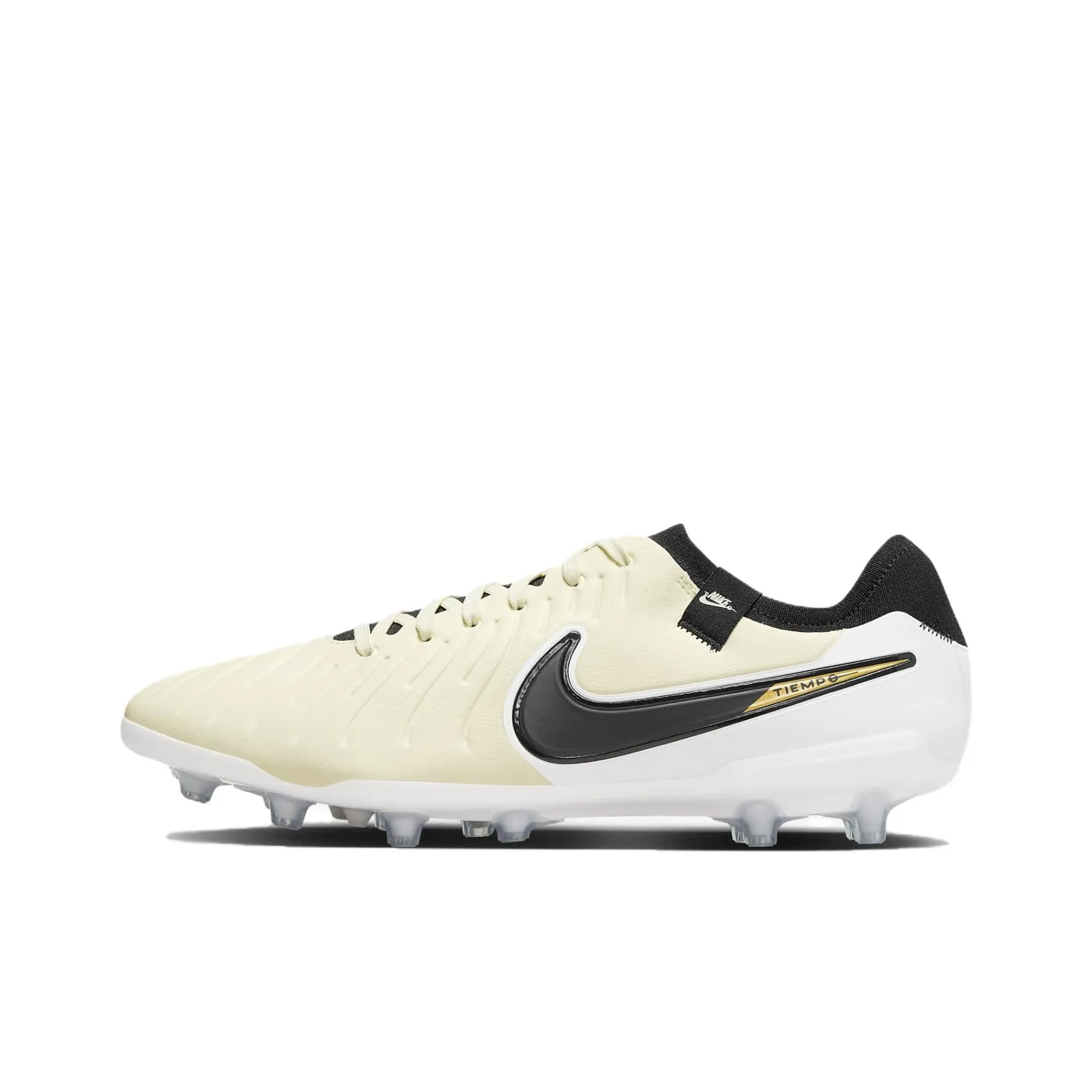 Nike Tiempo Legend 10 FG Твердый Грунт Футбольные Бутсы Унисекс Черный Желтый