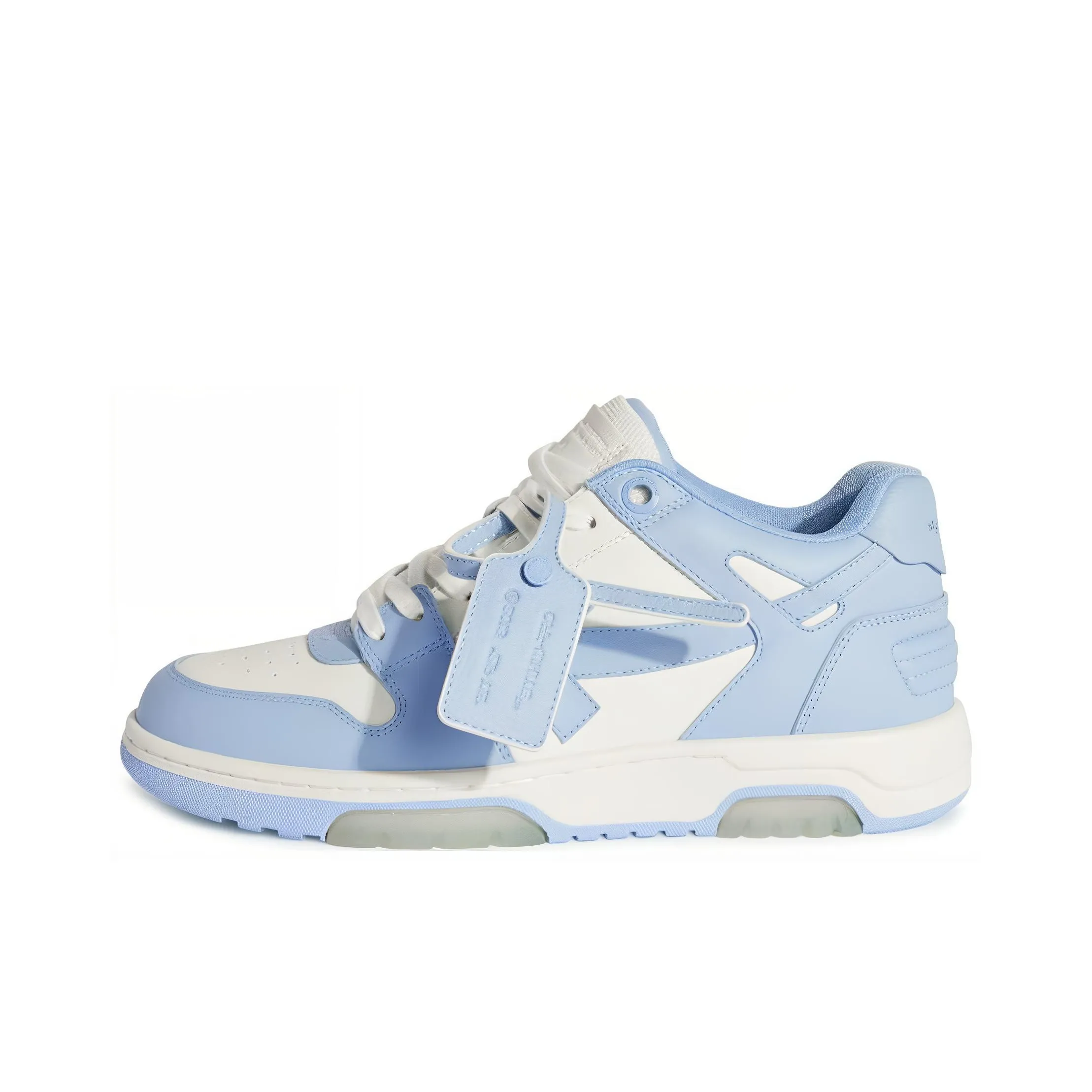 OFF WHITE Out Of Office Round Toe Lace Up Sneakers