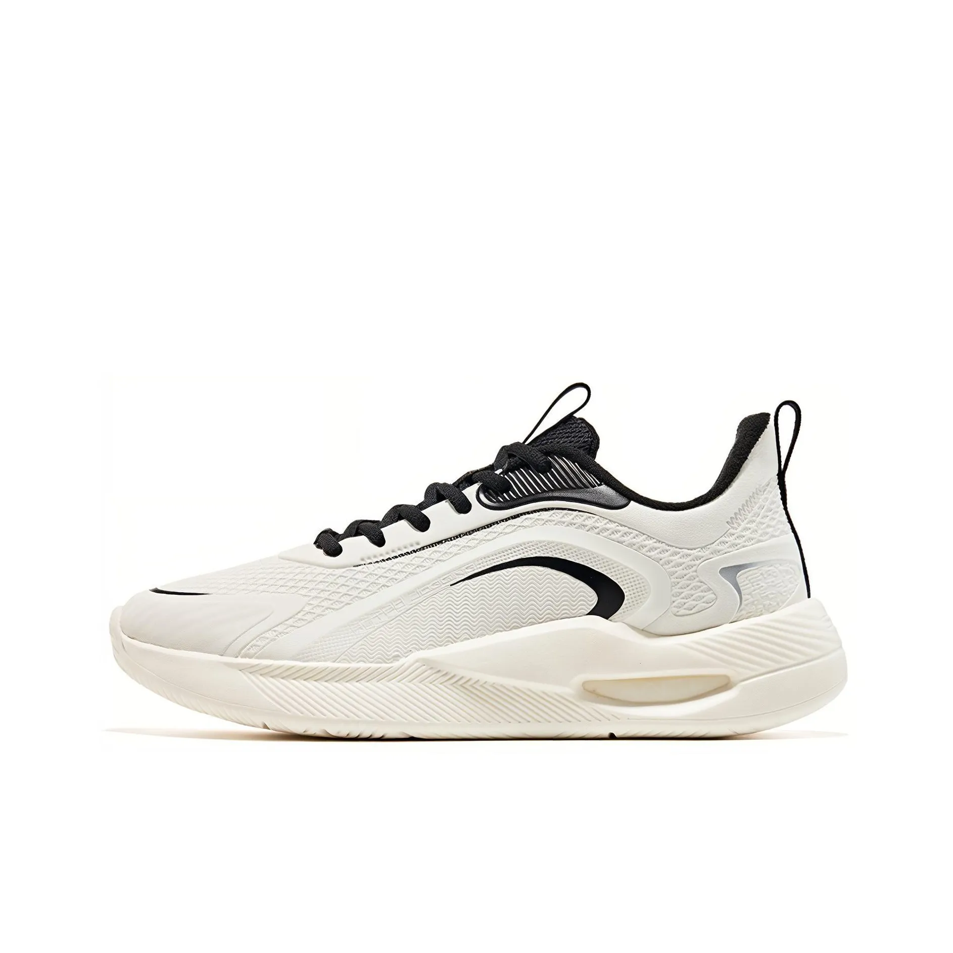 Erke Low Top Беговые кроссовки Мужские Черные