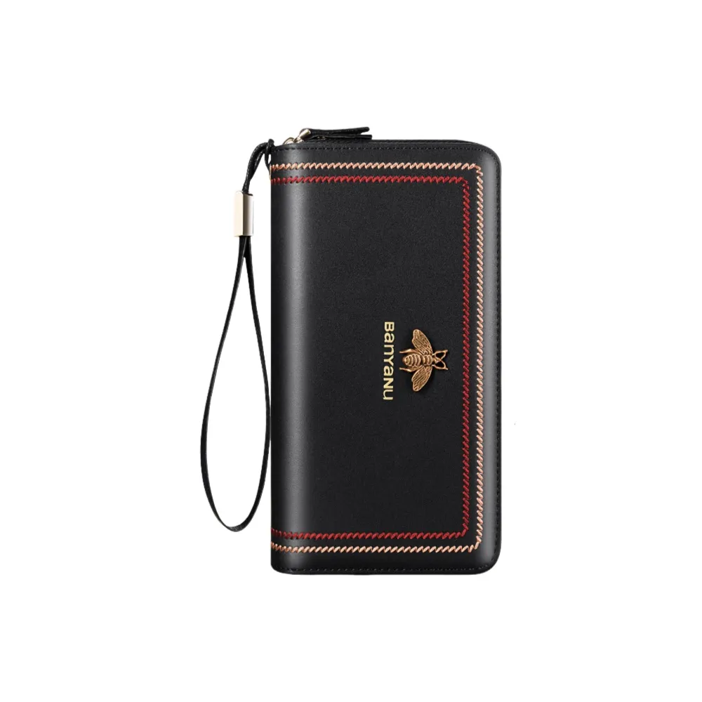 Banyanu Cow Leather Card Holder Wallet Regular Unisex