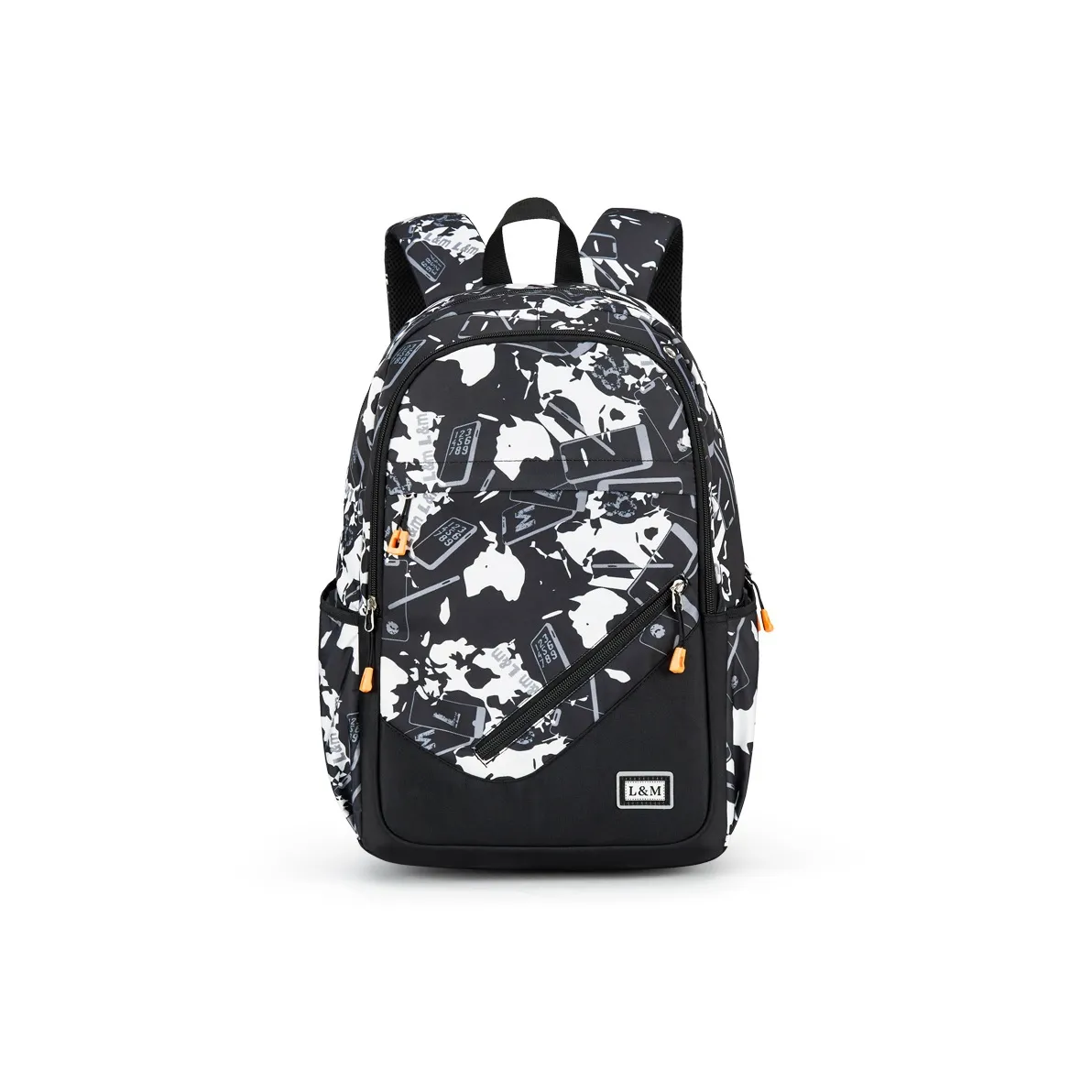 L M Oxford Рюкзак Ноутбук Сумка Стандартная Унисекс Черный