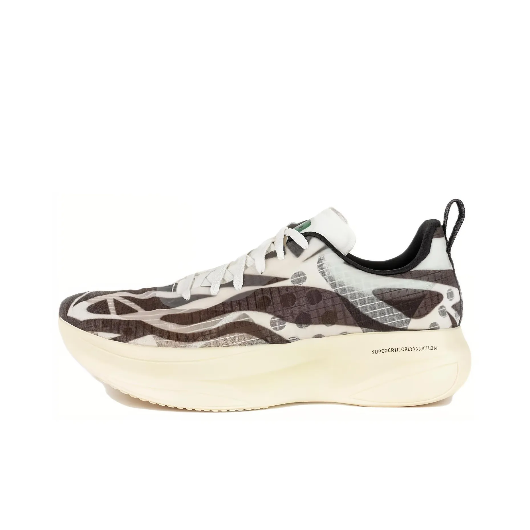 BRAND BLACK Graphic-print Low-top Sneakers