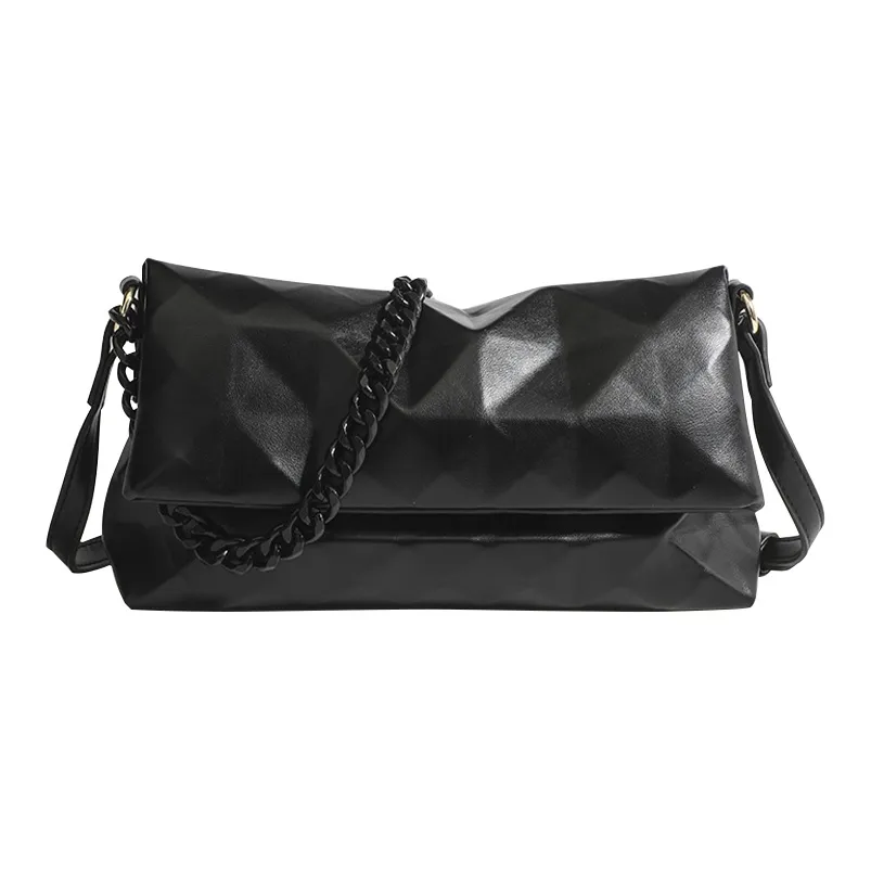 HAWA PU Shoulder Bag Crossbody Bag Women's Black/White