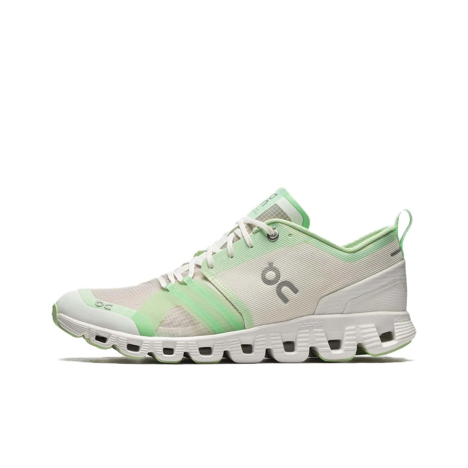 On Cloud X Shift Running Shoes Women's Low-Top Beige Green