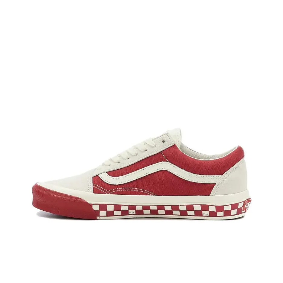 Vans Og Old Skool Lx 'Bumper Cars   Marshmallow Cardinal'