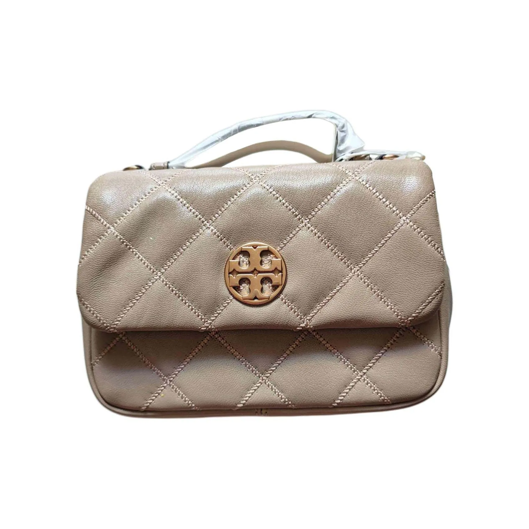 TORY BURCH TB-Willa Handbags Milk Tea Beige
