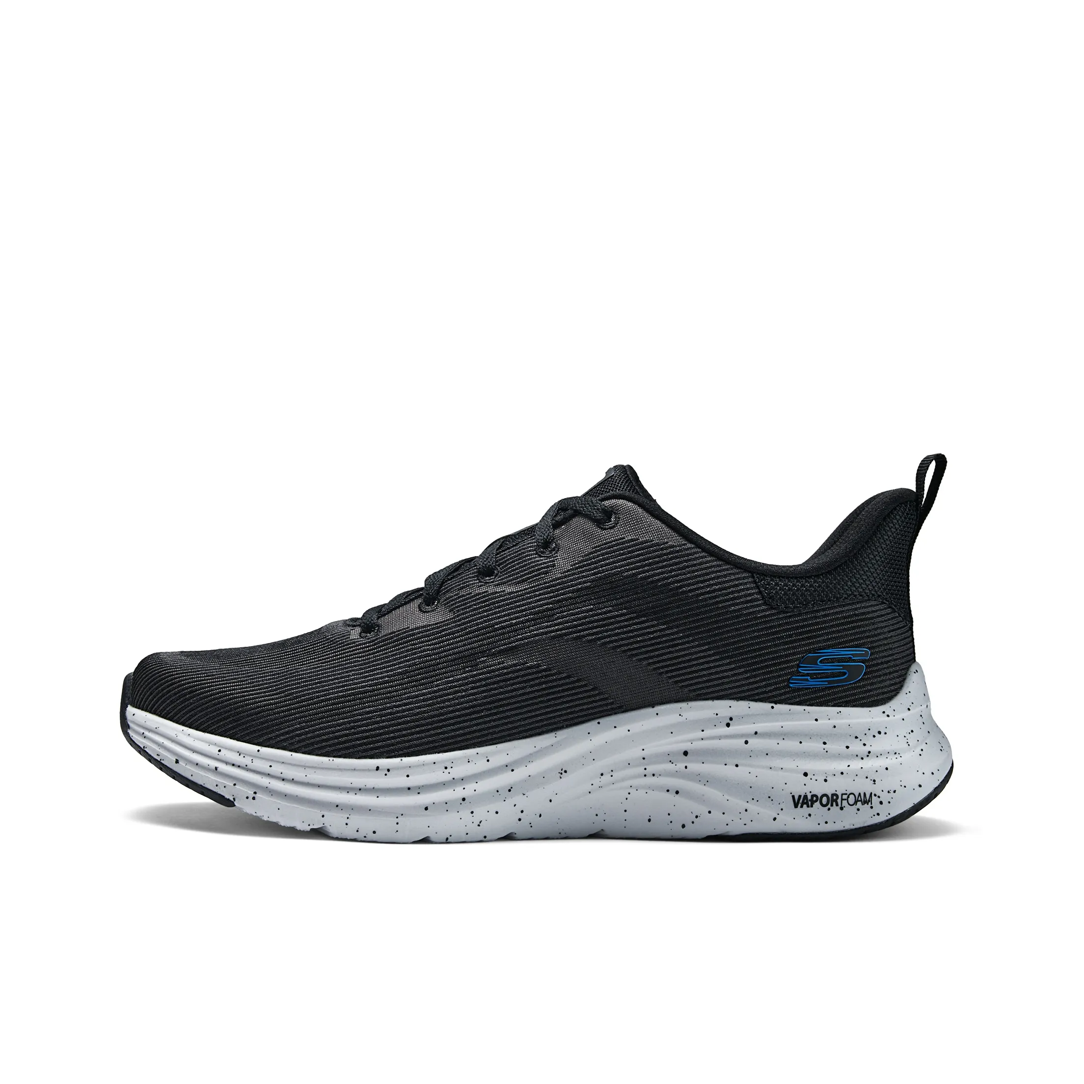 Skechers Vapor Foam Cushioning, Wear Resistant Low Top Running Shoes Men
s Black Blue