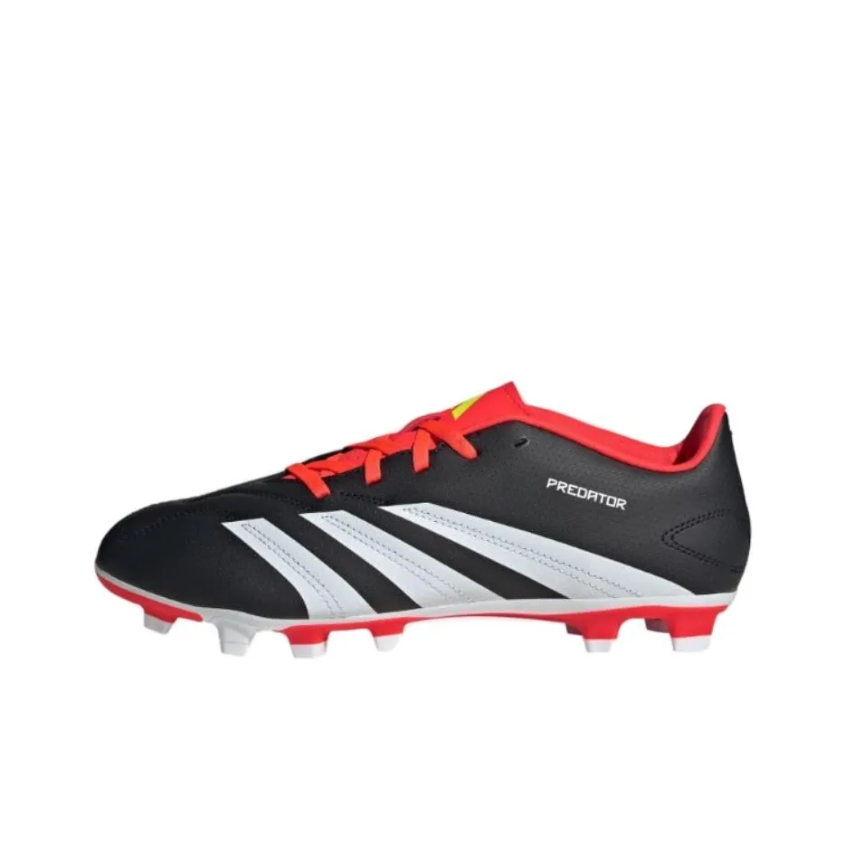 adidas hours Predator Club Fxg 'Black White Solar Red'