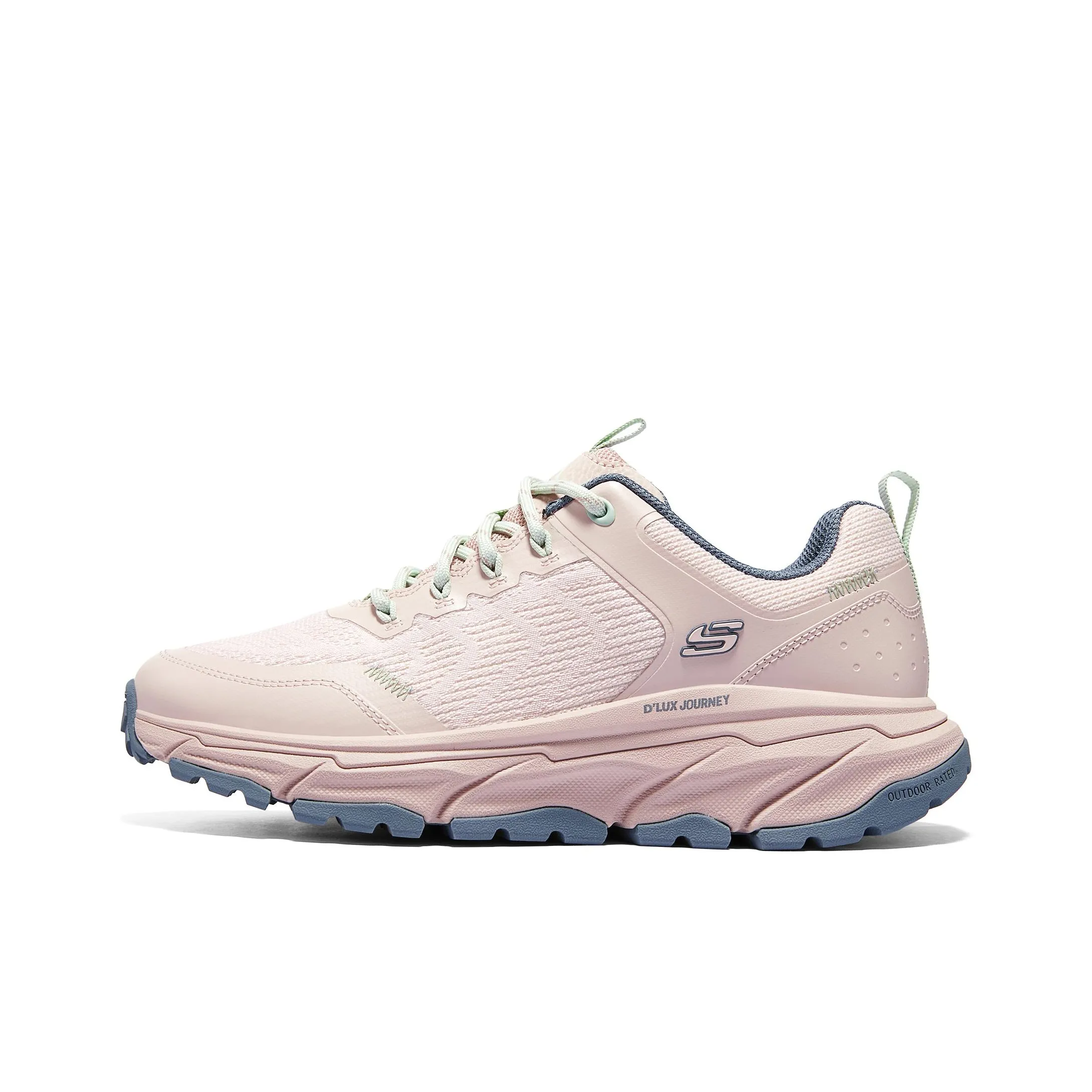 Skechers OUTDOOR Cushioned Wear Resistant Support Low Top Casual Shoes Women's Rose Red