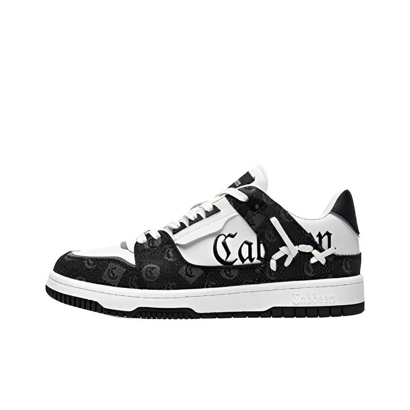 Cabbeen Пейсли Низкие Кроссовки для Скейтбординга Унисекс Пара