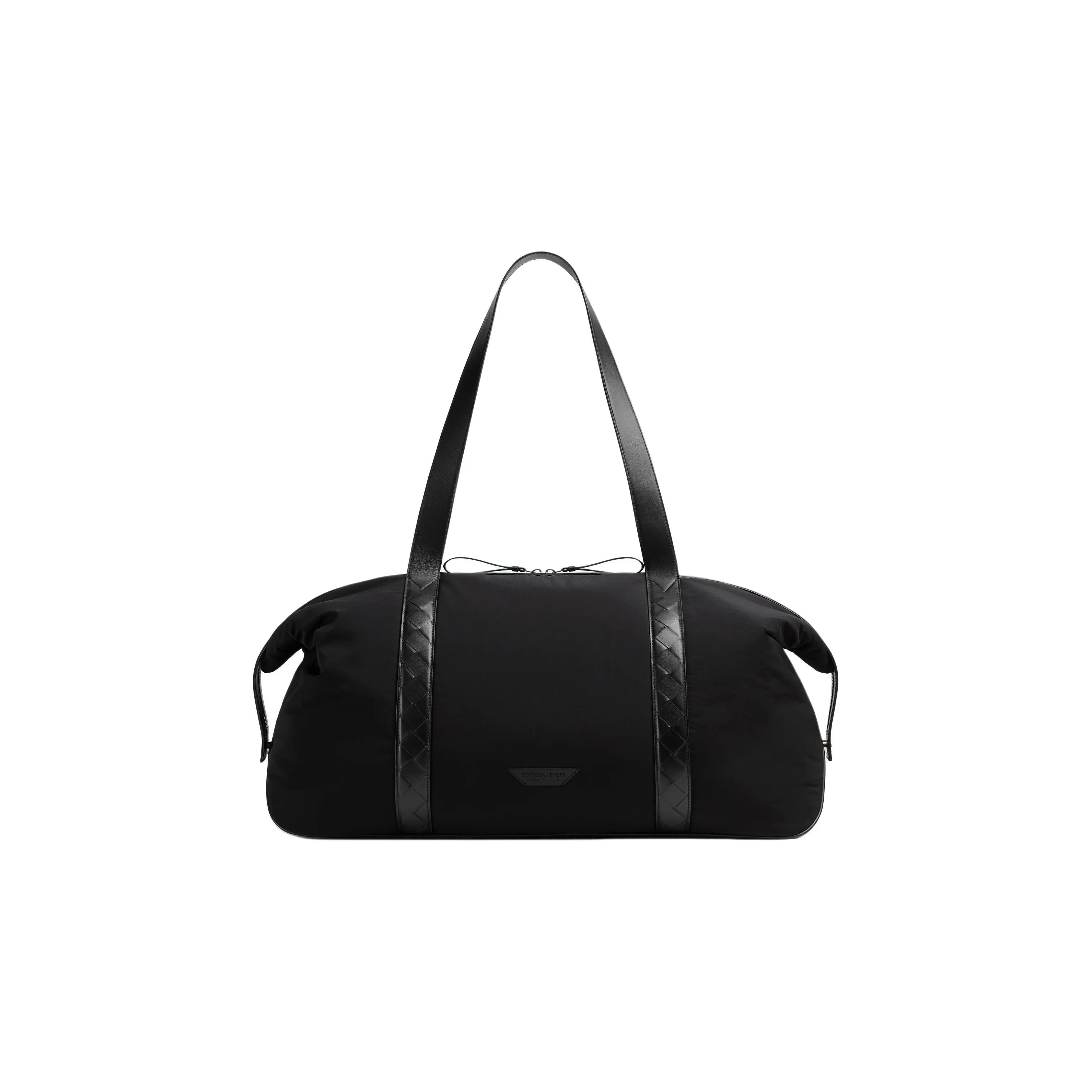 Bottega Veneta Intrecciato Calfskin One Shoulder Handbag, Travel Bag Tubas Men's Black