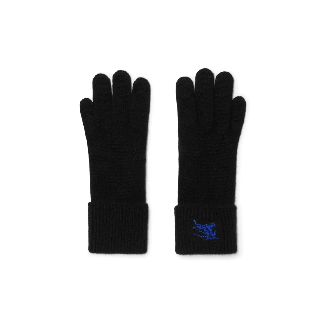 Burberry Knit Scarves Unisex Black