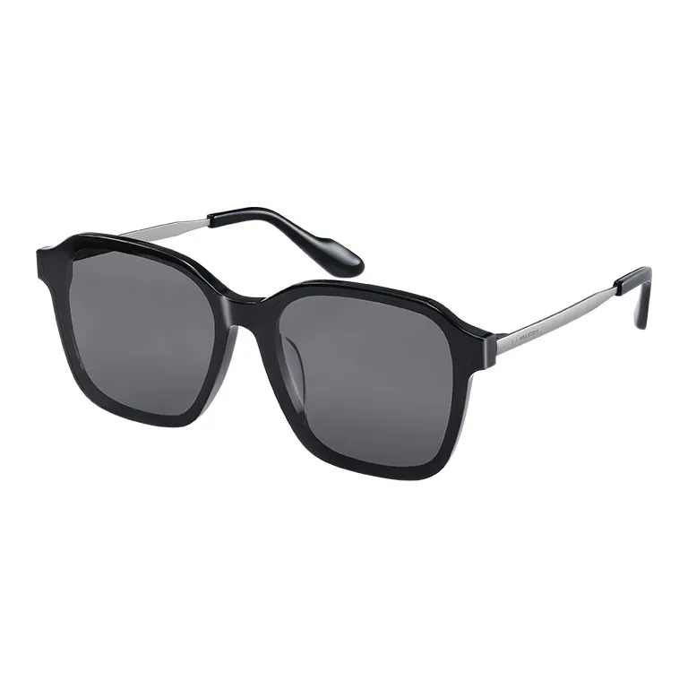 MUJOSH Astral Series Square Oversized Plate Metal Polarized Sunglasses With UV Protection Unisex