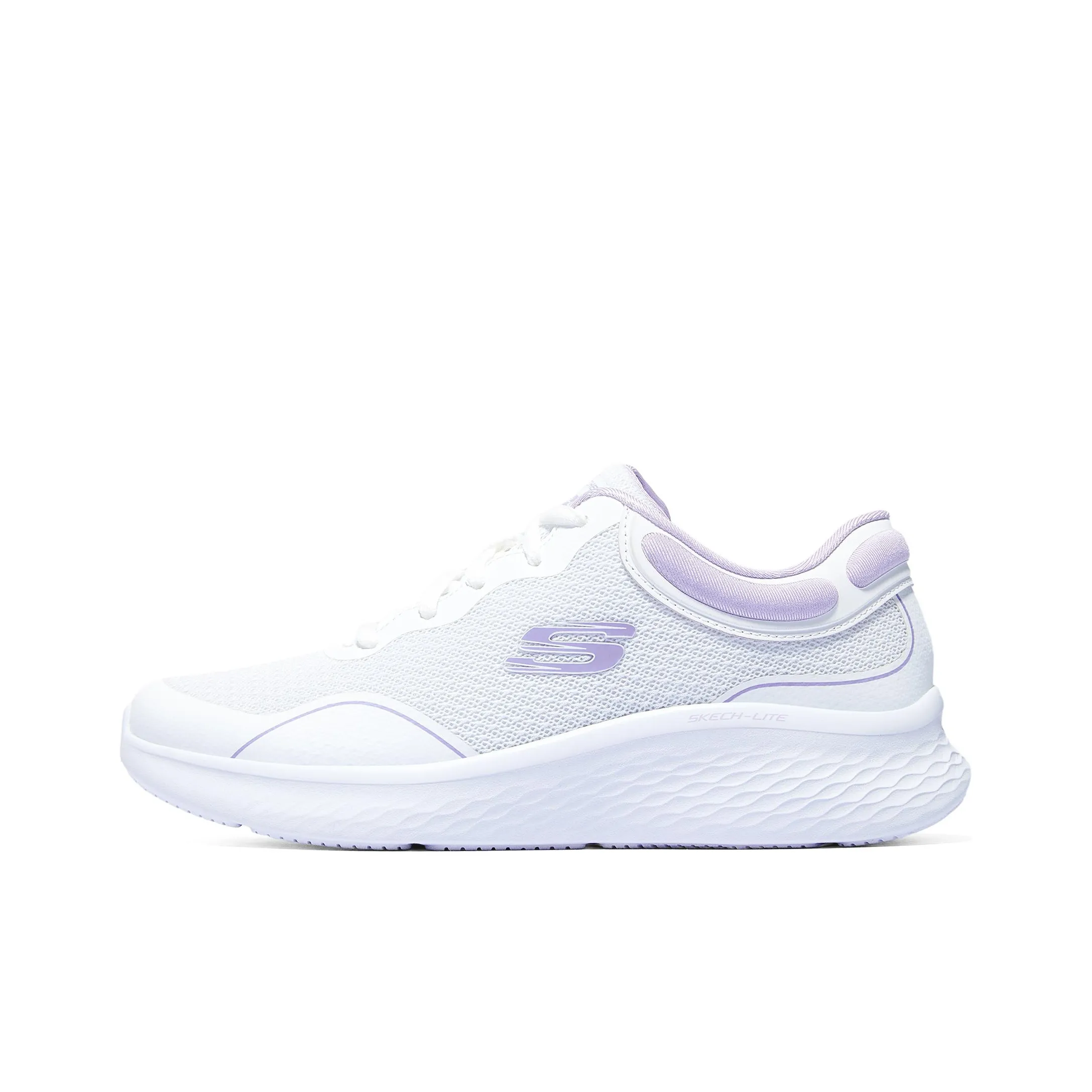 Skechers Skech Lite Pro Abrasion Resistant Breathable Support Low Top Running Shoes Women's White