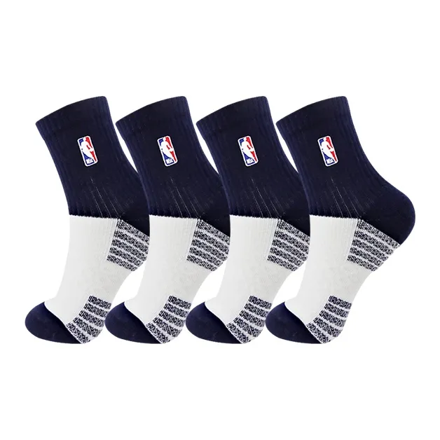 NBA Баскетбольные носки Мужские 4 упаковки темно-синий
