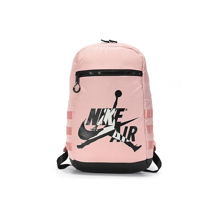 Jordan Polyester Basketball Bag Backpack Regular Unisex Pink