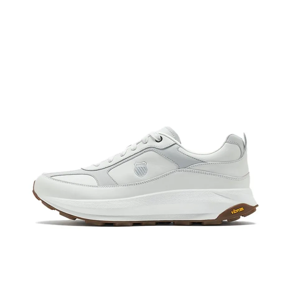 KSWISS Амортизация Противоскользящий Увеличивающий Высоту Низкий Топ Повседневный Мужской Белый