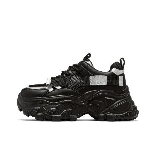 C°BANNER Толстоподошвенные кроссовки Low Top Черные Женские