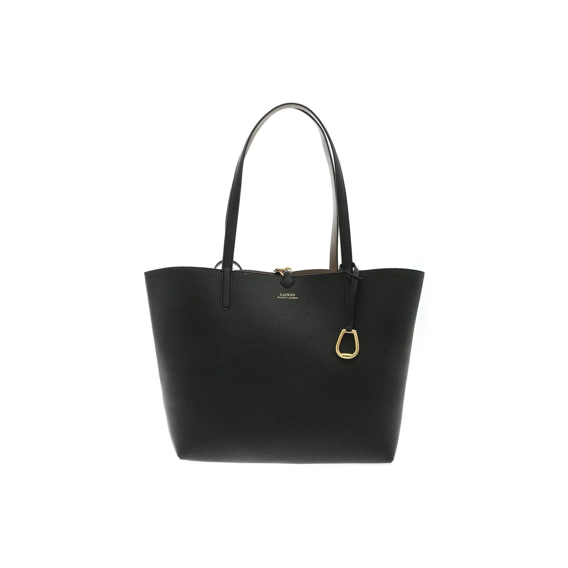Lauren Ralph Lauren Logo Printed Top Handle Bag