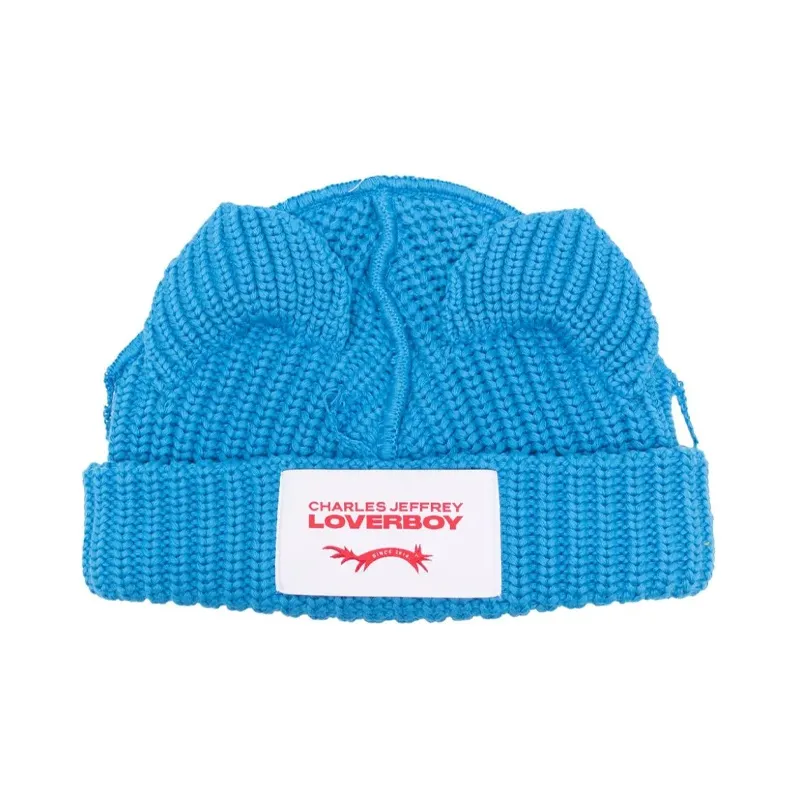 CHARLES JEFFREY Chunky Ears Logo-patch Beanie