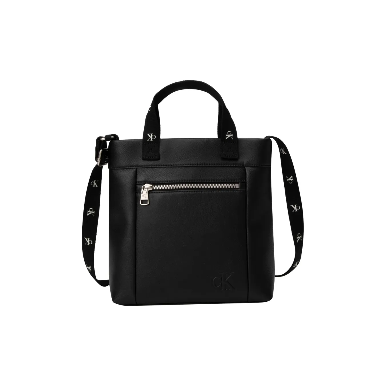 CALVIN KLEIN Synthetic Material One Shoulder Handbag Women's Space Black