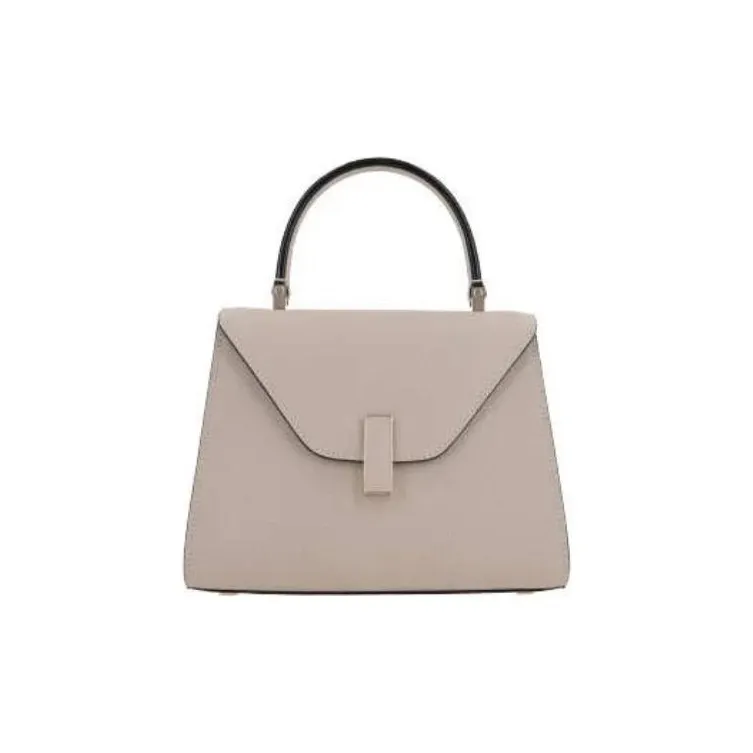 Valextra Iside Foldover Mini Top Handle Bag