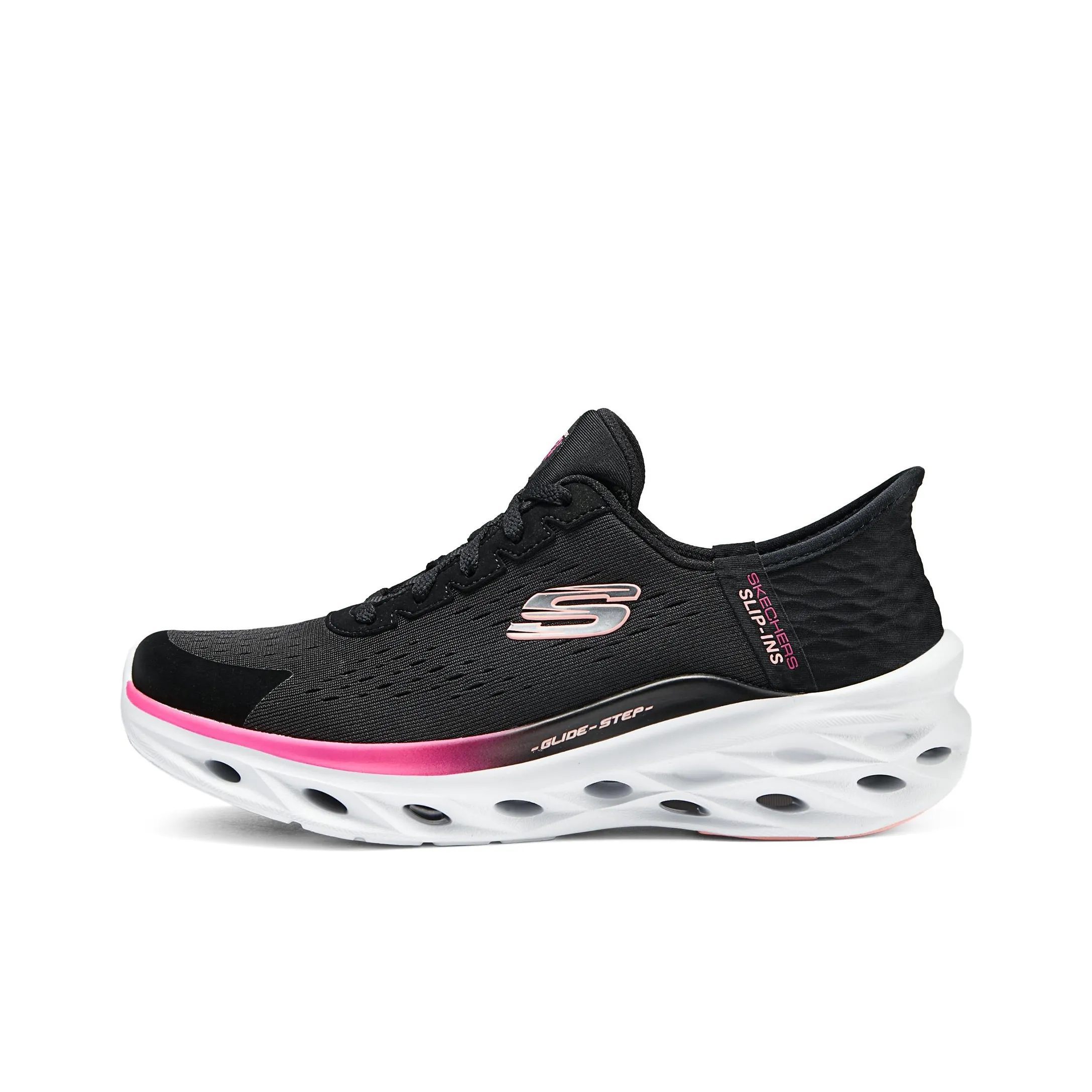 Skechers Hands Бесплатно Slip Ins Амортизация Устойчивость к истиранию Баланс Низкий Топ Беговые кроссовки Женские Черный