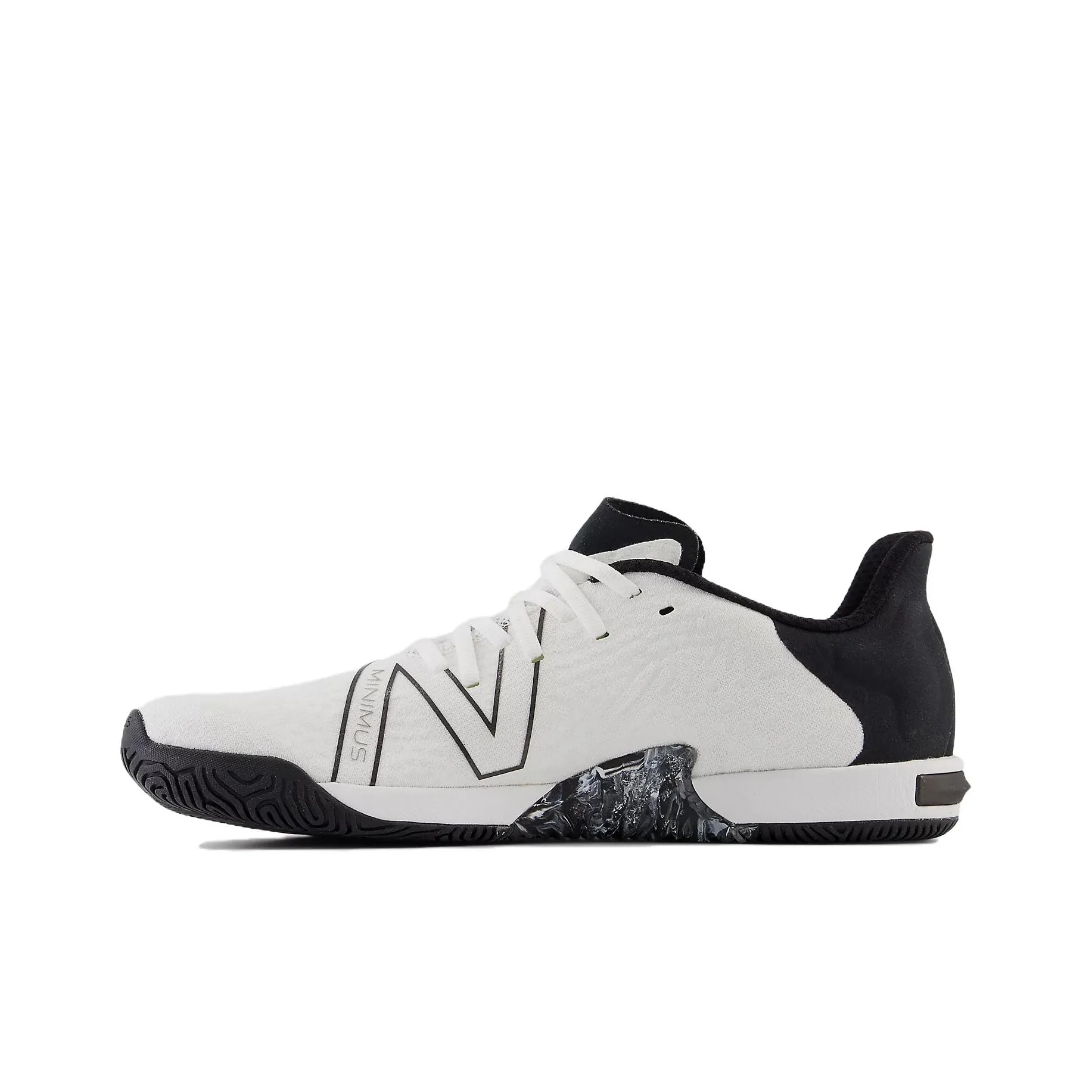 New Balance NB Minimus Low Top Training Shoes Men's White Black