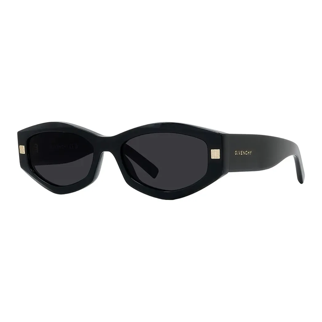 Givenchy Acetate Irregular Shape Sunglasses Men's Black