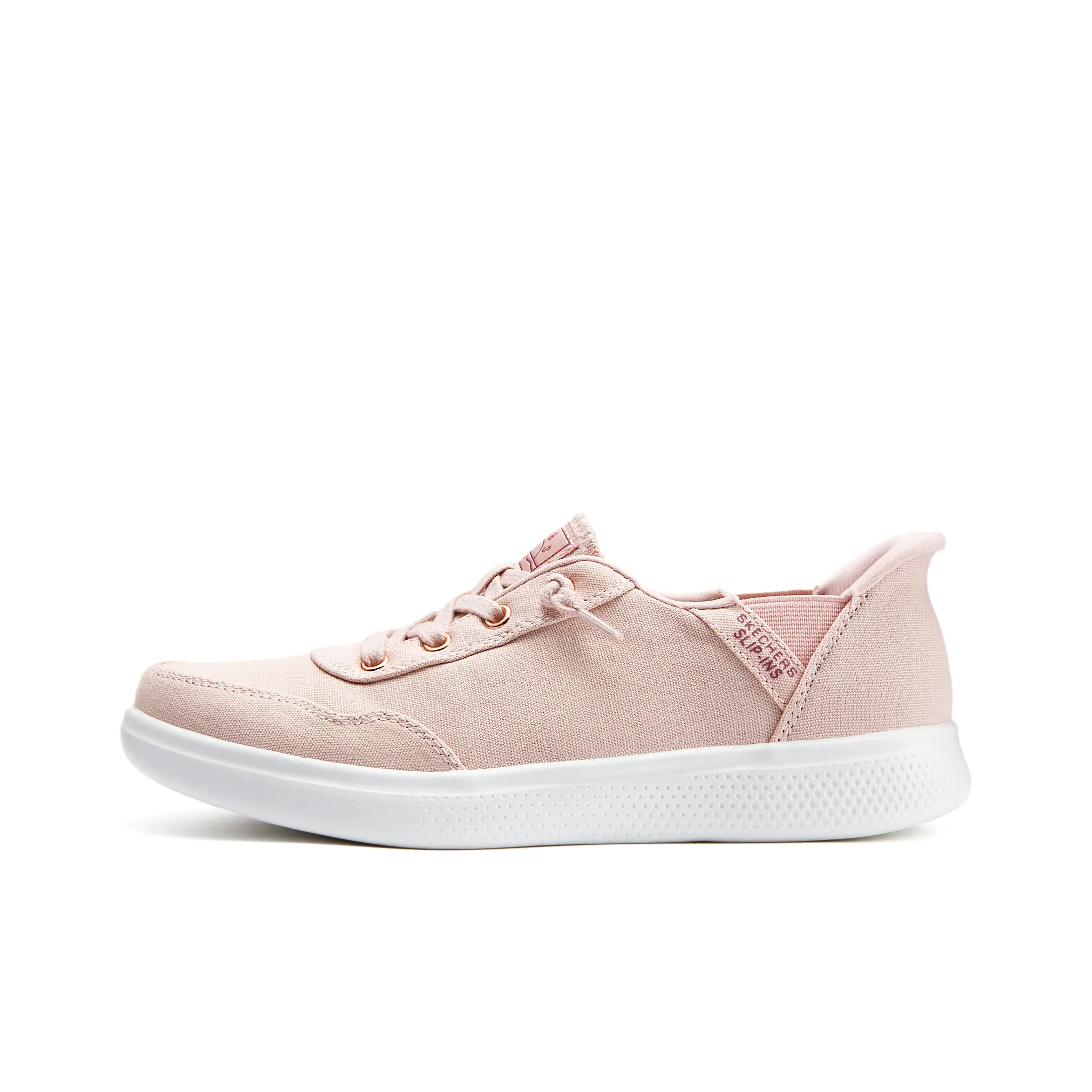 Skechers Hands Free Slip Ins Low Top Canvas Shoes Women's Pink