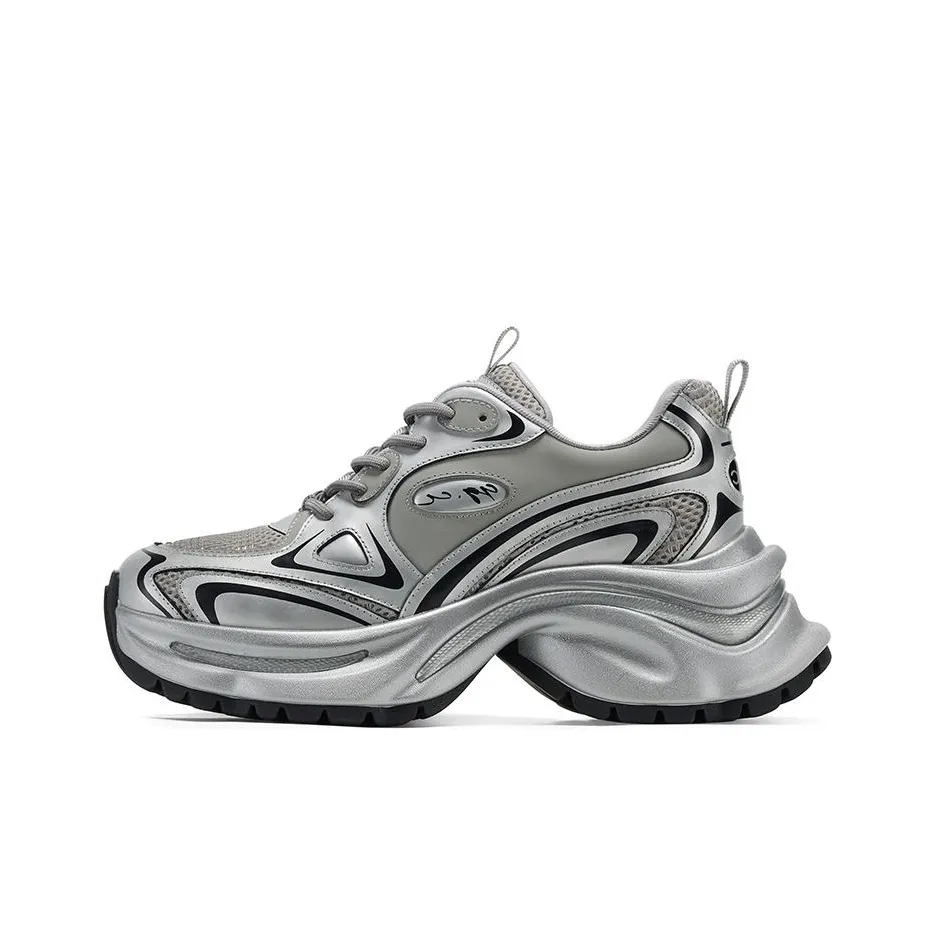 GG CC Casual Shoes Cushioned Anti Slip And Wear Resistant Lightweight Low Top Platform Sports Chunky Sneakers Women's