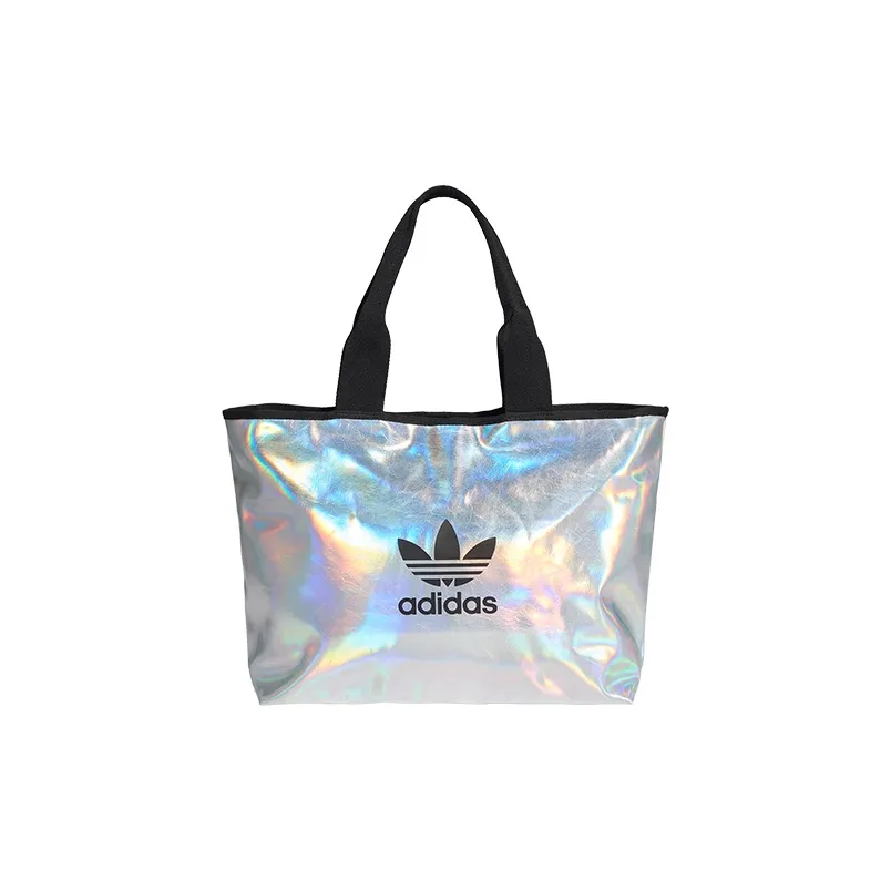 Adidas Originals Полиуретан Тоут Сумка Сумка для покупок Сумка Обычный Женская Серебряный