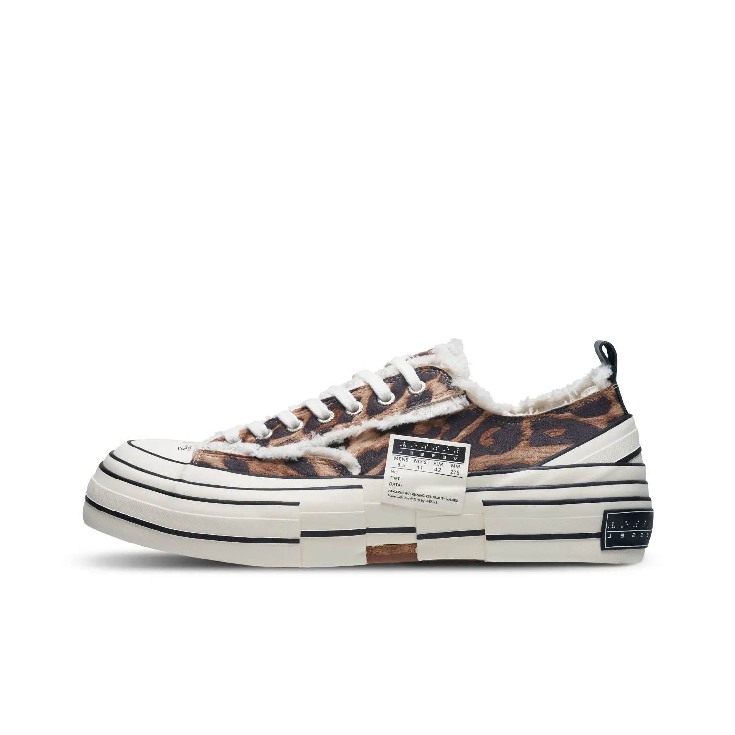 VESSEL Low Top Canvas Shoes Unisex Brown