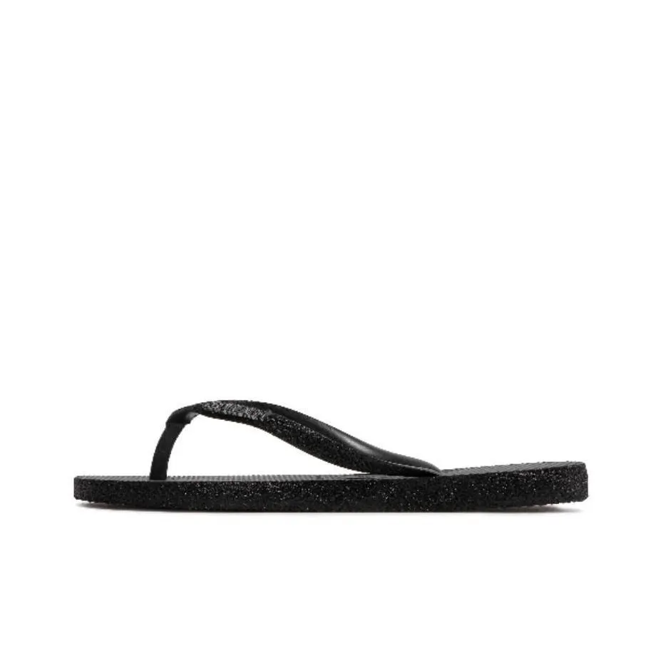 Havaianas Tongs Slim Sparkle Me Flip Flops Low Heel Women's
