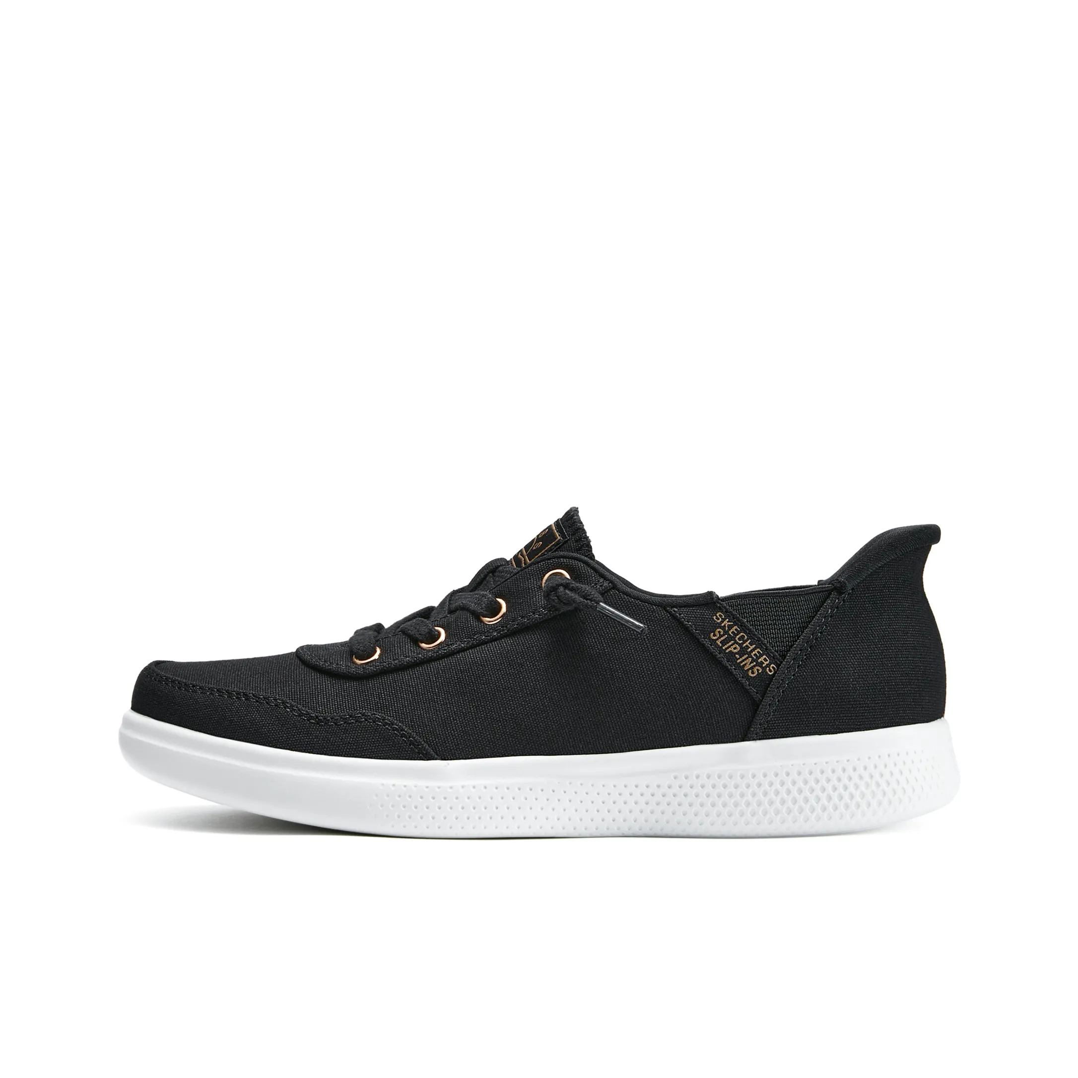 Skechers Hands Free Slip Ins Low Top Canvas Shoes Women's Black