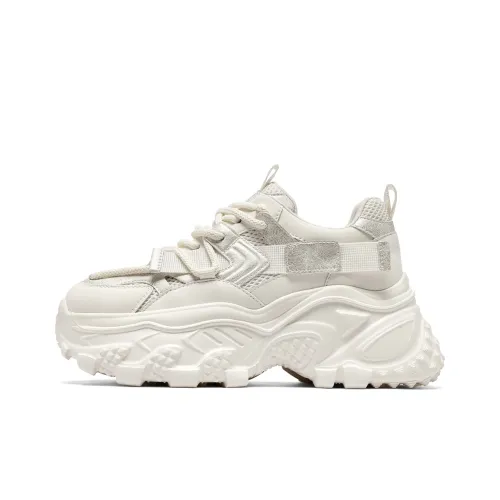 C°BANNER Толстоподошвенные кроссовки Low Top Бежевые Женские