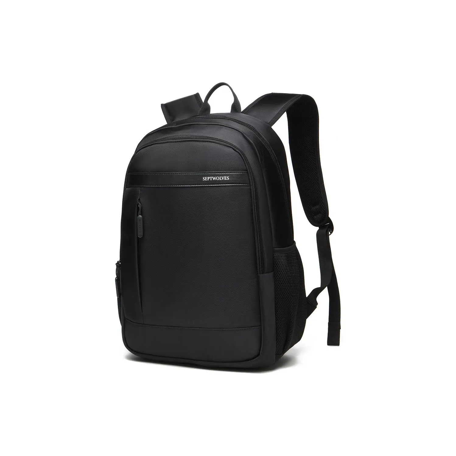 SEPTWOLVES Ткань Ноутбук Сумка Дорожная Сумка Рюкзак Стандартный Мужской Черный